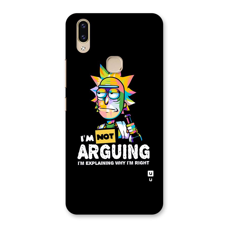 Not Arguing Explaining Back Case for Vivo V9 Youth