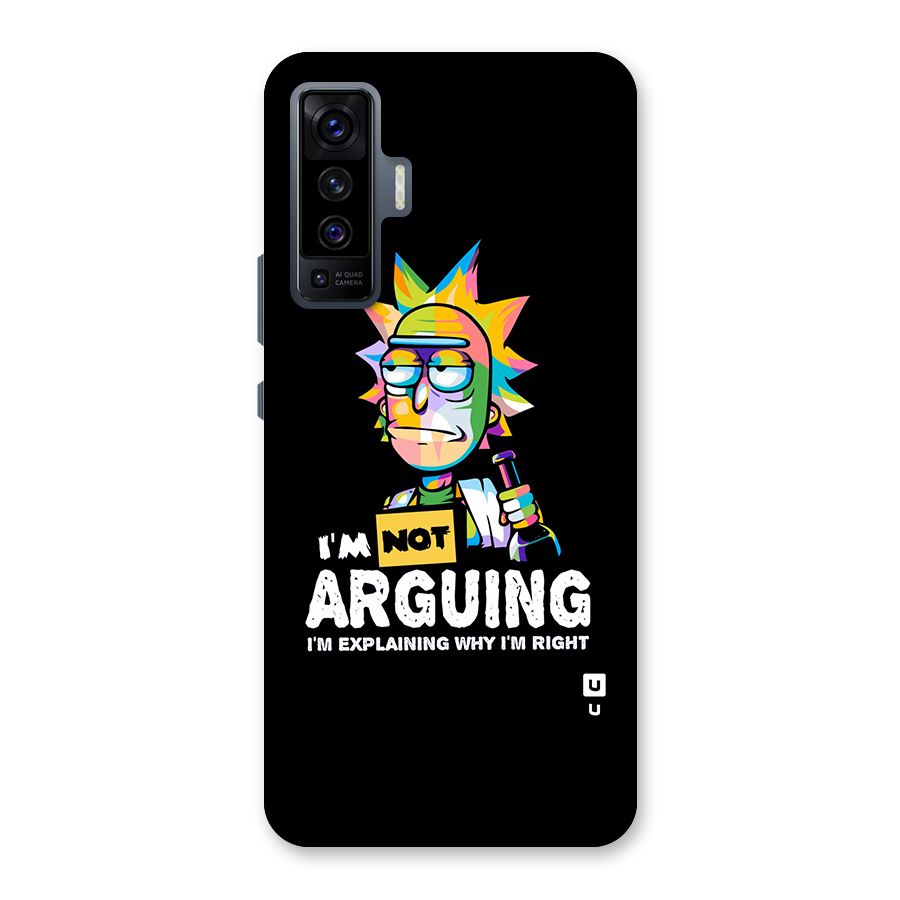 Not Arguing Explaining Back Case for Vivo X50