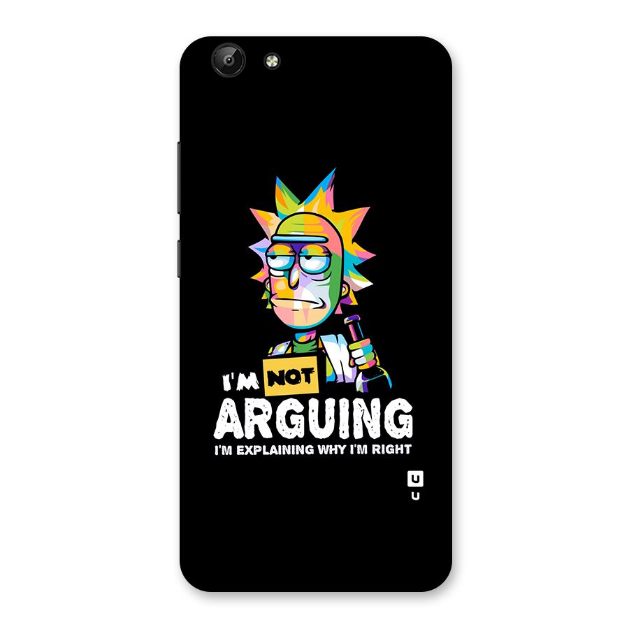Not Arguing Explaining Back Case for Vivo Y69