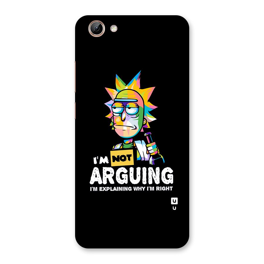 Not Arguing Explaining Back Case for Vivo Y71i