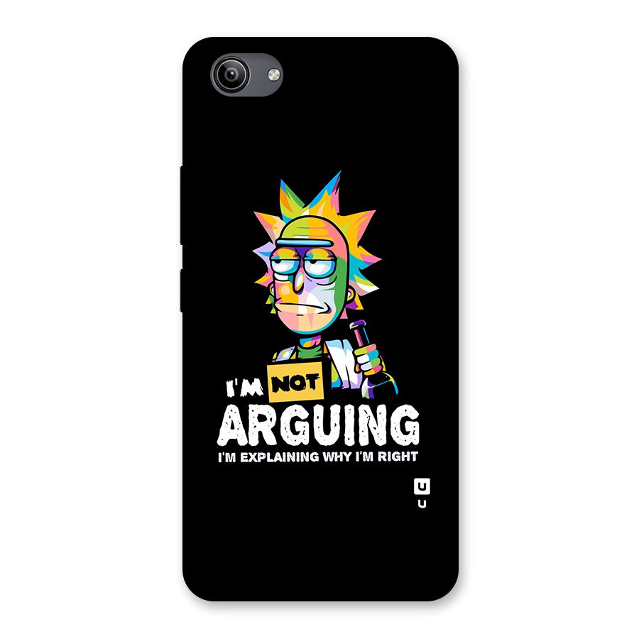 Not Arguing Explaining Back Case for Vivo Y81i