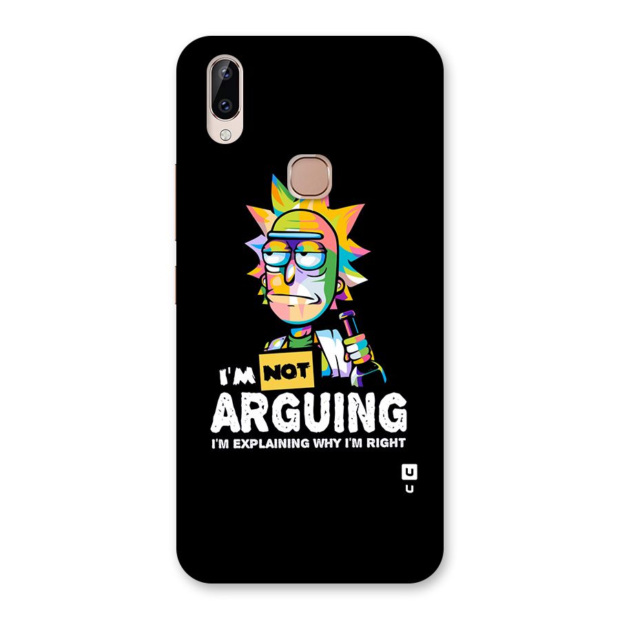 Not Arguing Explaining Back Case for Vivo Y83 Pro