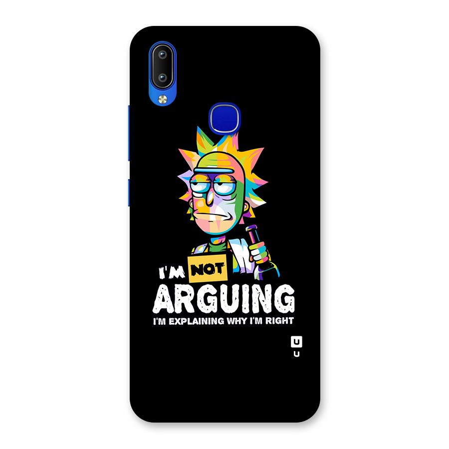 Not Arguing Explaining Back Case for Vivo Y91