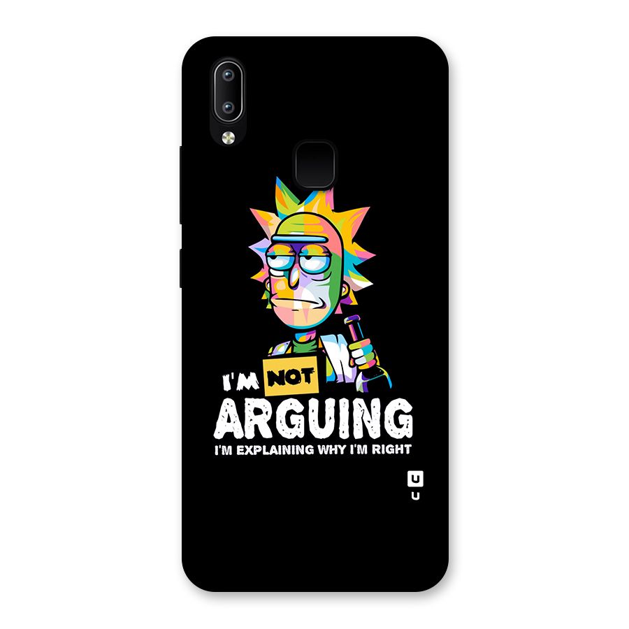 Not Arguing Explaining Back Case for Vivo Y93
