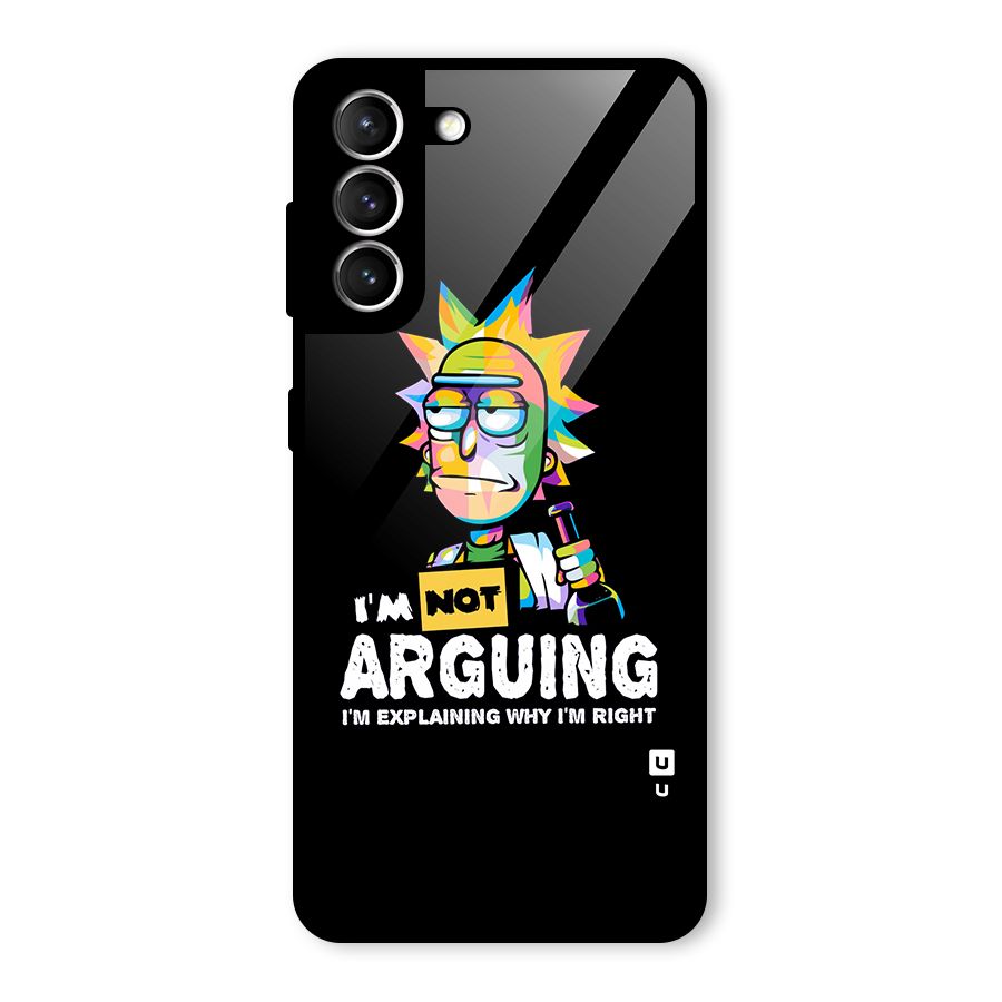 Not Arguing Explaining Back Case for Galaxy S21 5G