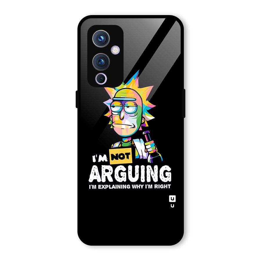 Not Arguing Explaining Back Case for OnePlus 9