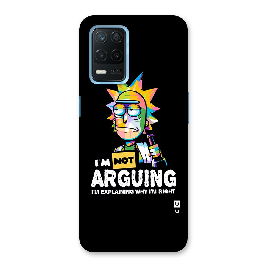 Not Arguing Explaining Back Case for Realme 8 5G