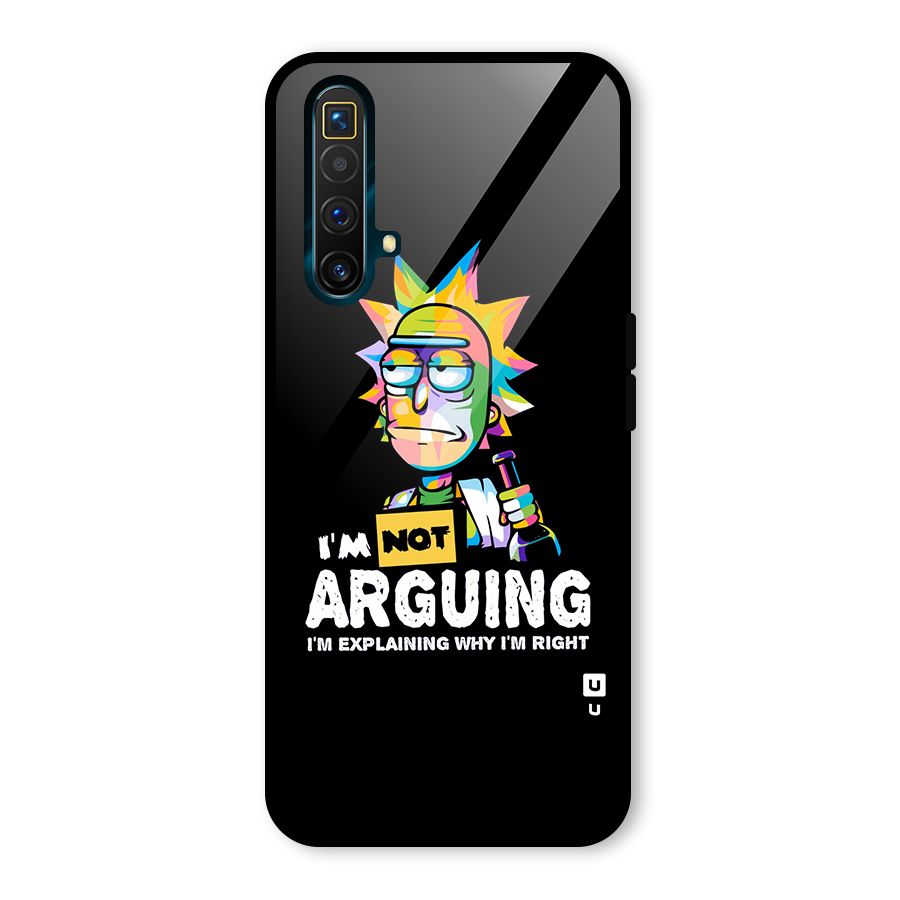 Not Arguing Explaining Back Case for Realme X3