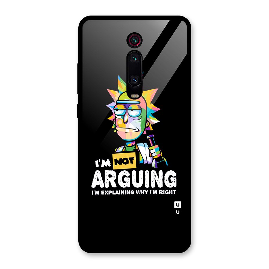 Not Arguing Explaining Back Case for Redmi K20