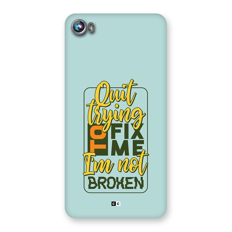 Not Broken Back Case for Canvas Fire 4 (A107)