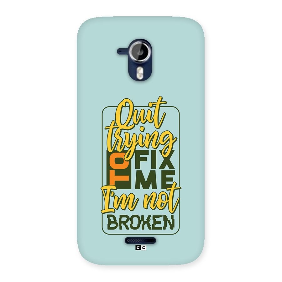 Not Broken Back Case for Canvas Magnus A117