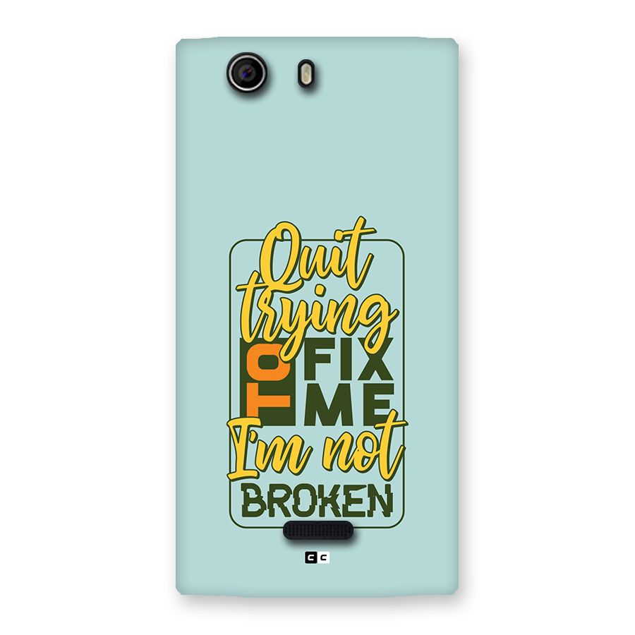 Not Broken Back Case for Canvas Nitro 2 E311