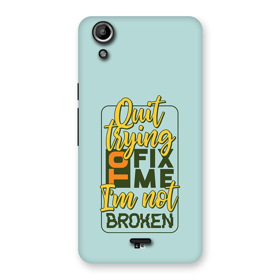 Not Broken Back Case for Canvas Selfie Lens Q345