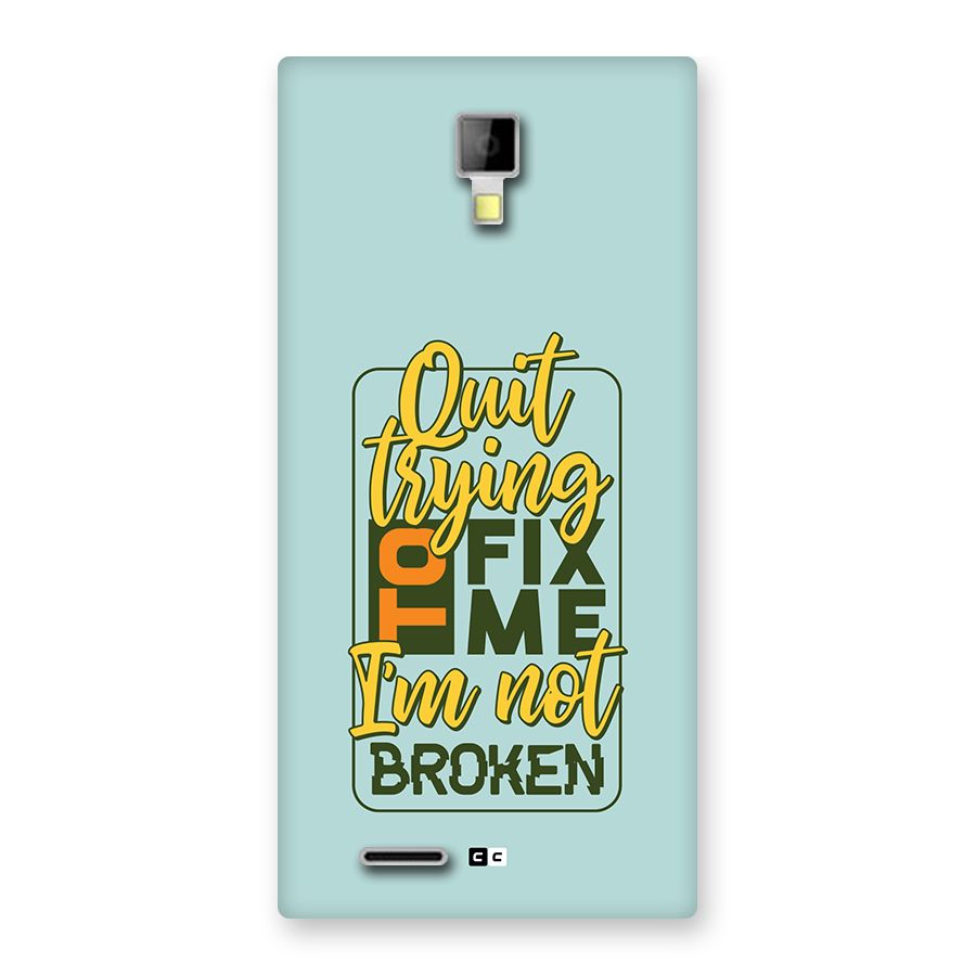 Not Broken Back Case for Canvas Xpress A99