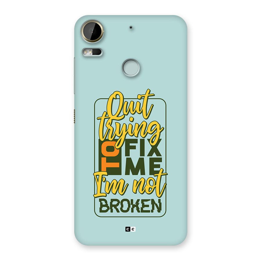 Not Broken Back Case for Desire 10 Pro