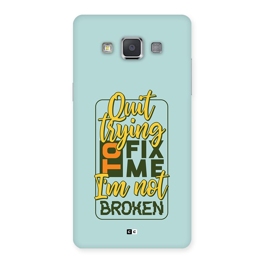 Not Broken Back Case for Galaxy Grand Max