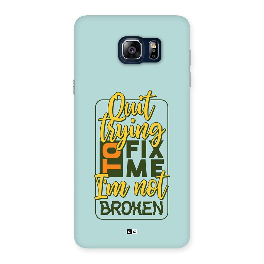 Not Broken Back Case for Galaxy Note 5