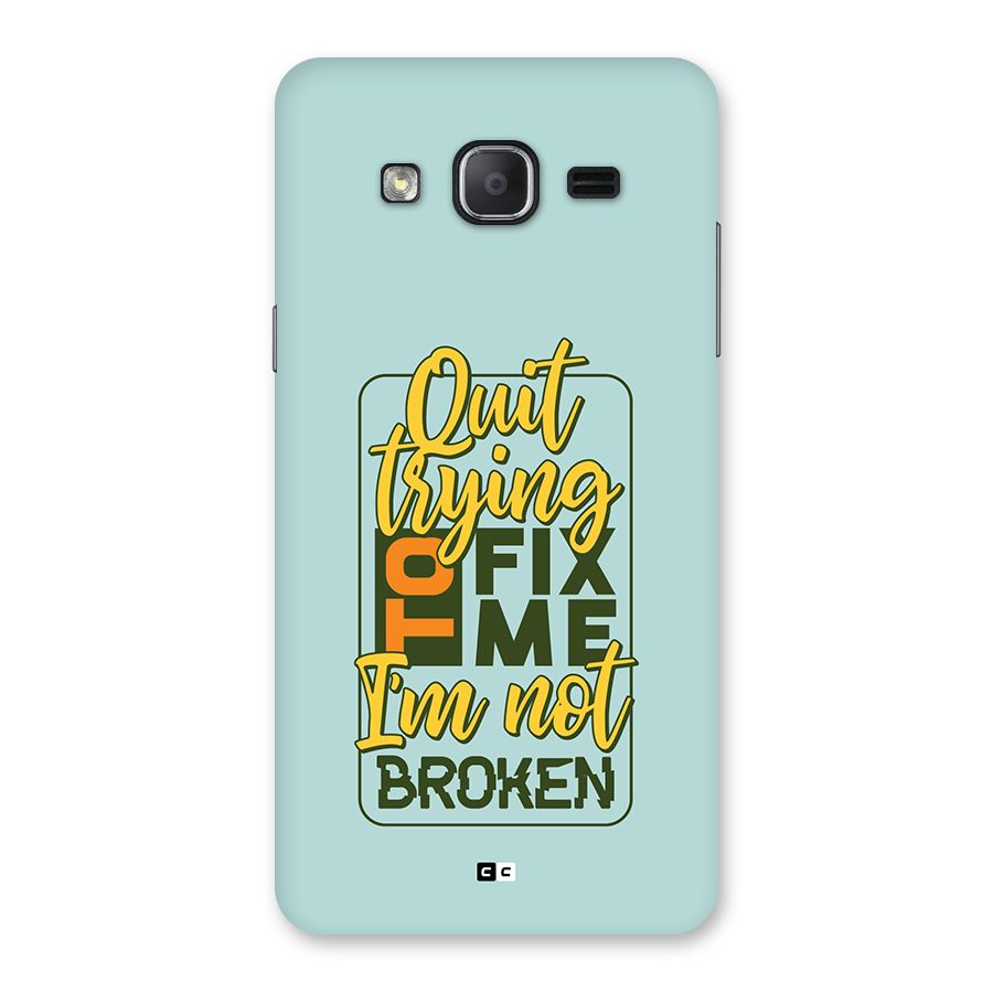 Not Broken Back Case for Galaxy On7 2015
