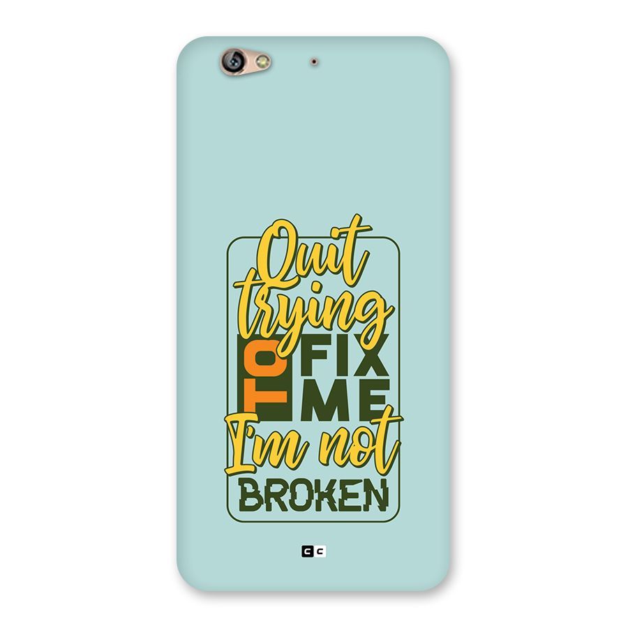 Not Broken Back Case for Gionee S6
