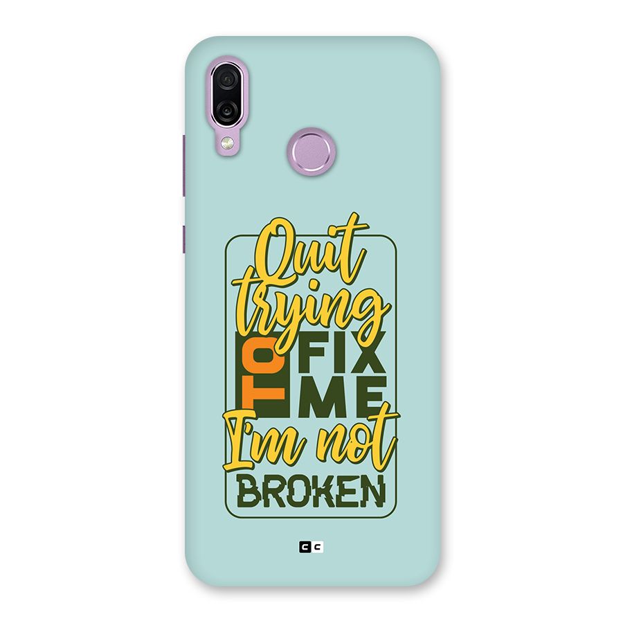 Not Broken Back Case for Honor Play