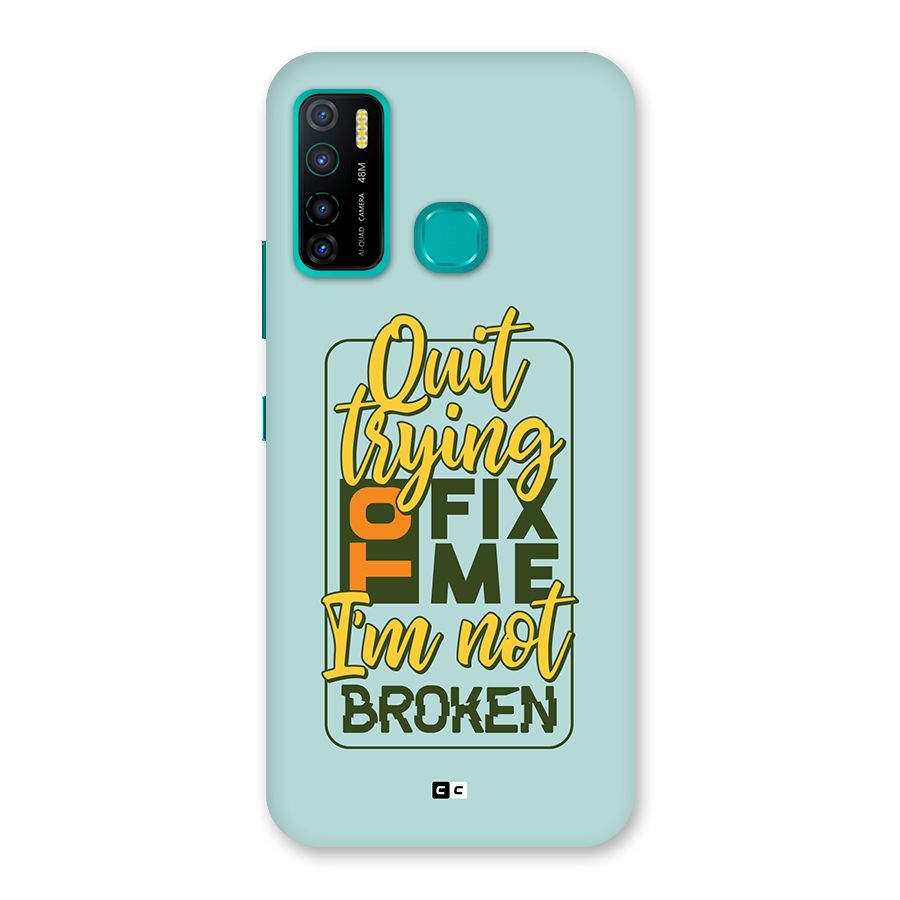 Not Broken Back Case for Infinix Hot 9 Pro