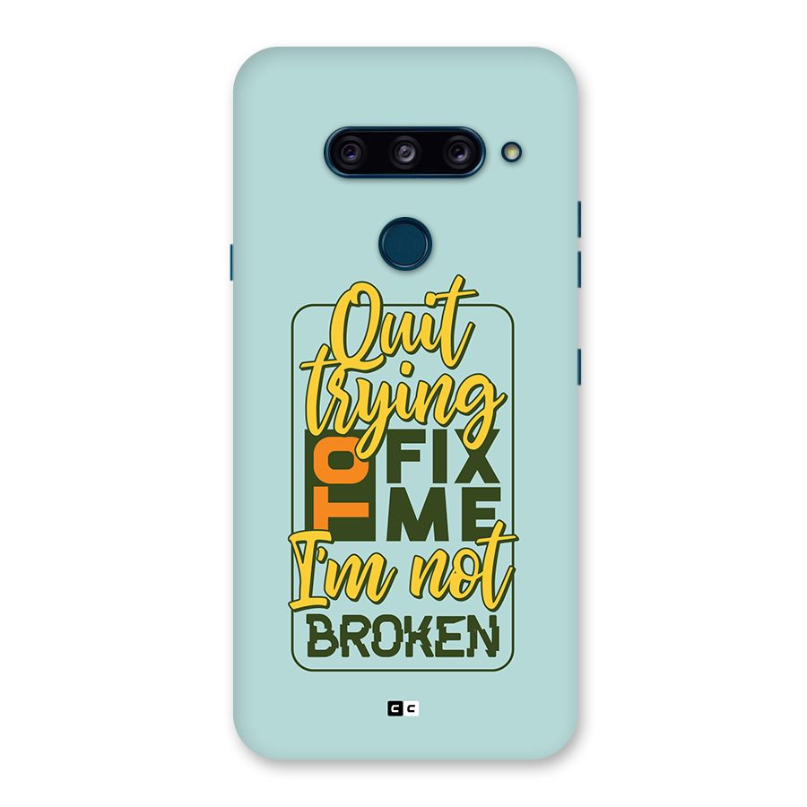 Not Broken Back Case for LG  V40 ThinQ