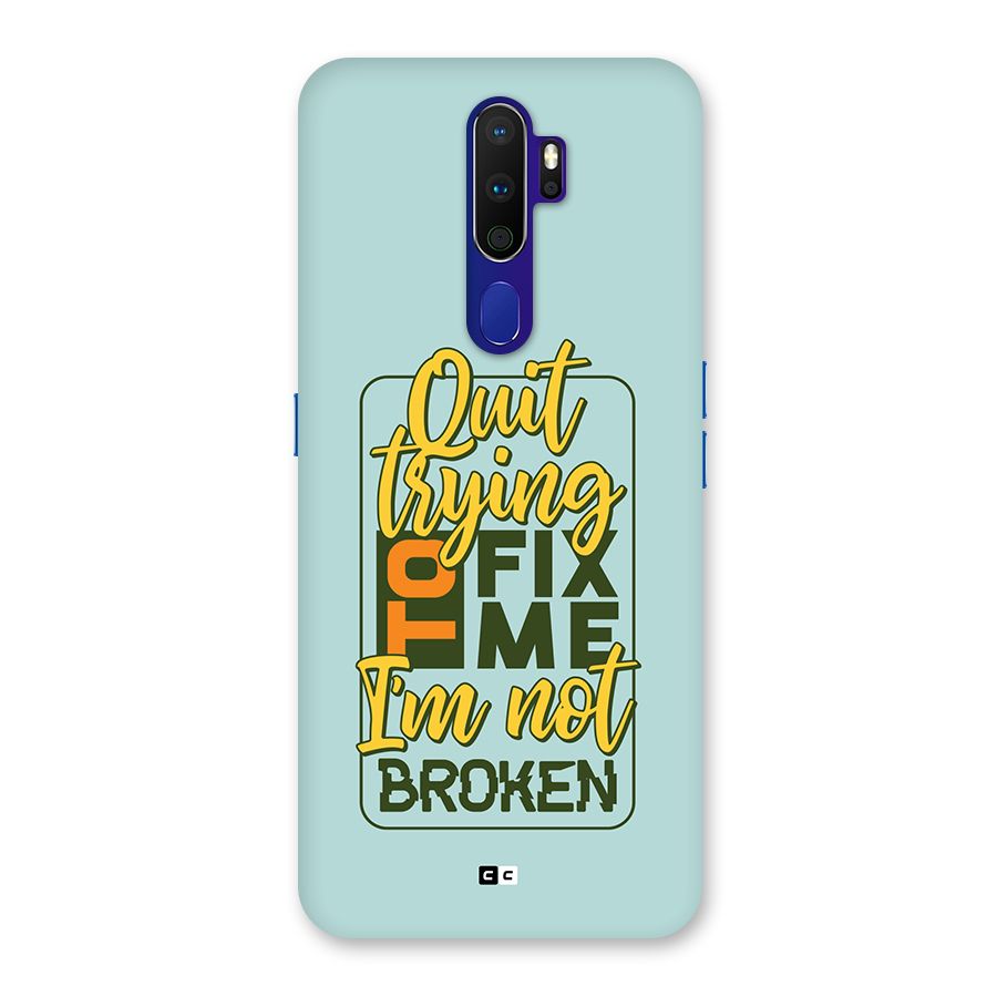 Not Broken Back Case for Oppo A9 (2020)