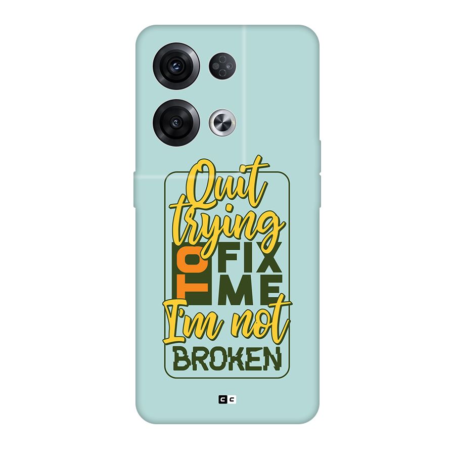 Not Broken Back Case for Oppo Reno8 Pro 5G