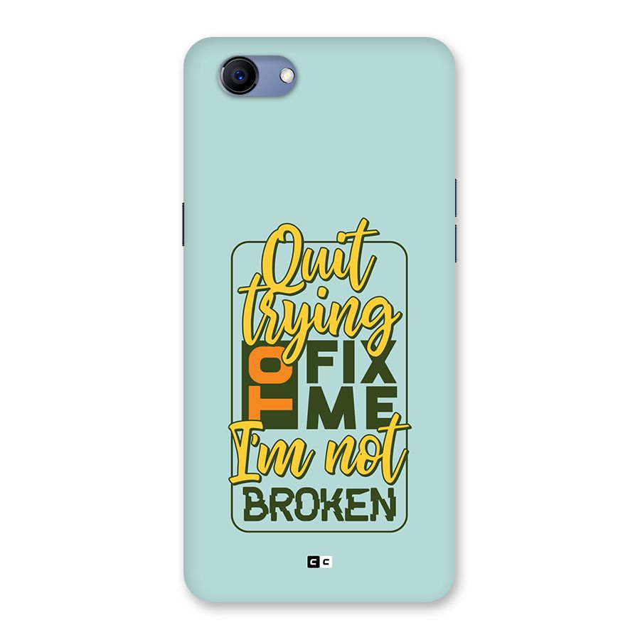 Not Broken Back Case for Realme 1