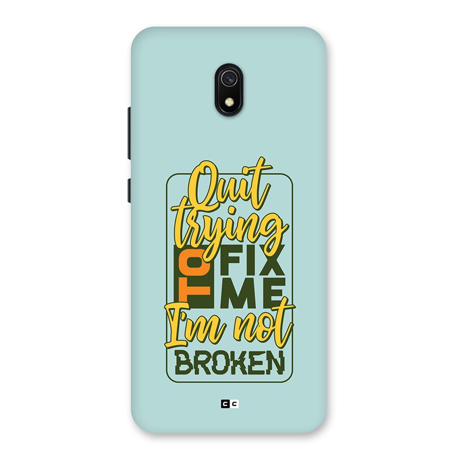 Not Broken Back Case for Redmi 8A
