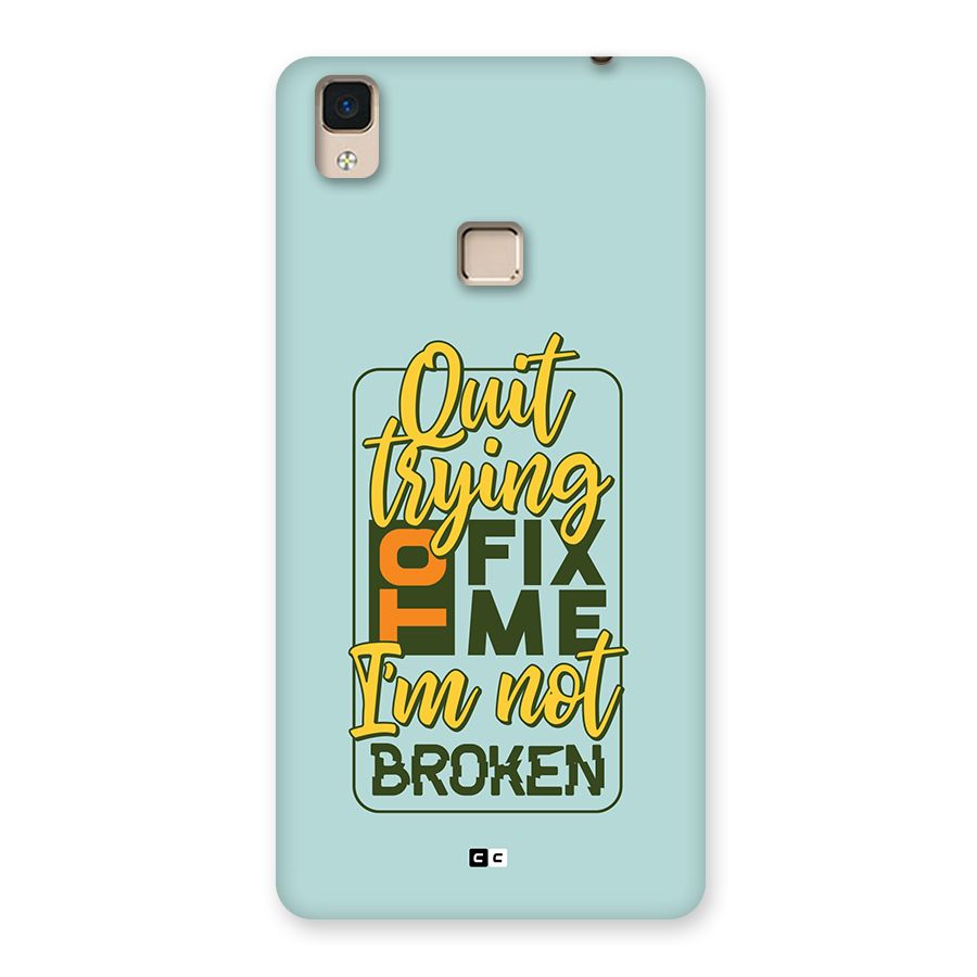 Not Broken Back Case for V3 Max