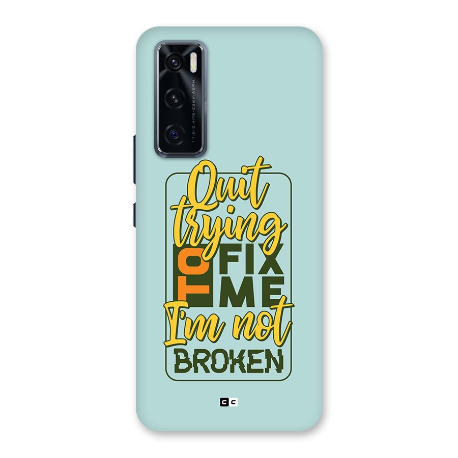 Not Broken Back Case for Vivo V20 SE