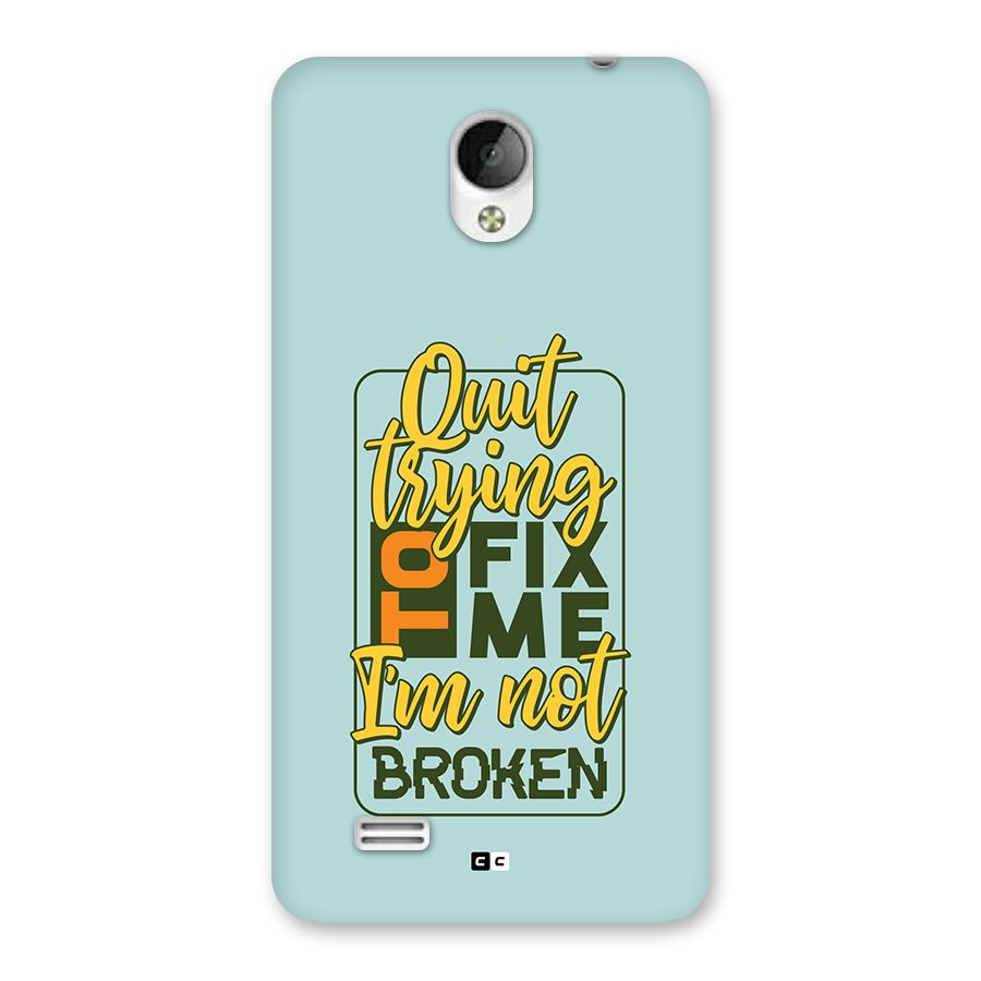 Not Broken Back Case for Vivo Y21