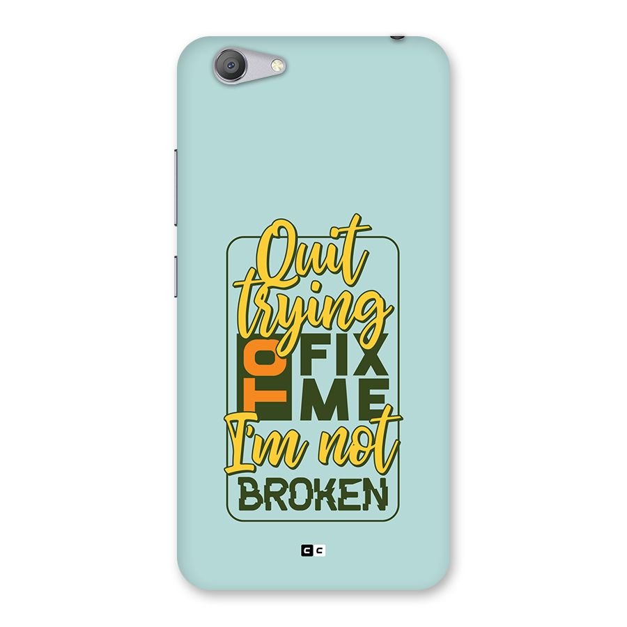 Not Broken Back Case for Vivo Y53