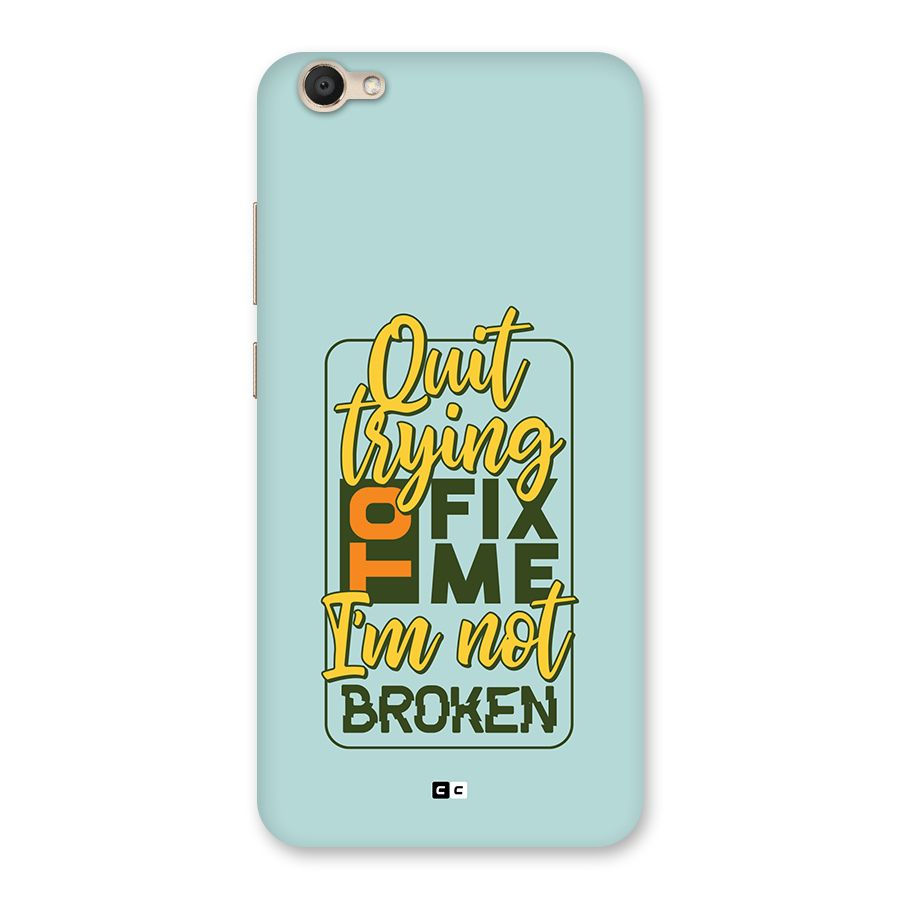 Not Broken Back Case for Vivo Y67