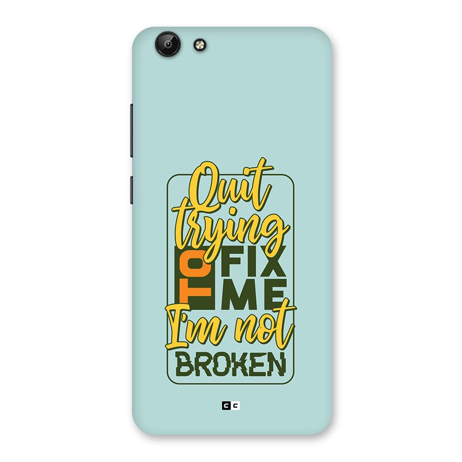 Not Broken Back Case for Vivo Y69