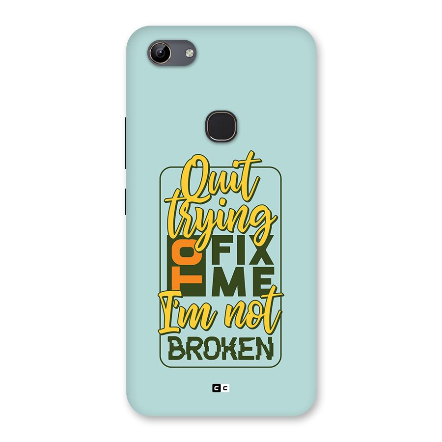 Not Broken Back Case for Vivo Y81