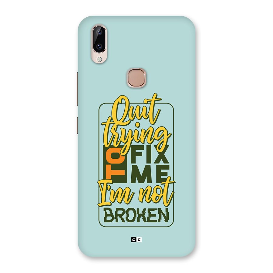 Not Broken Back Case for Vivo Y83 Pro