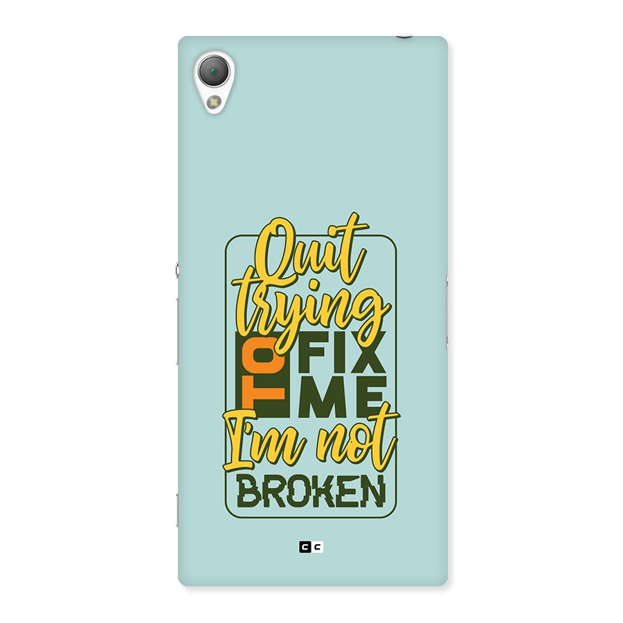 Not Broken Back Case for Xperia Z3