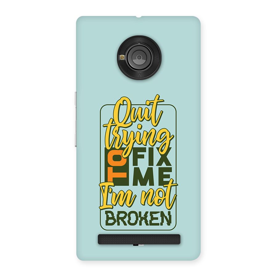 Not Broken Back Case for Yuphoria