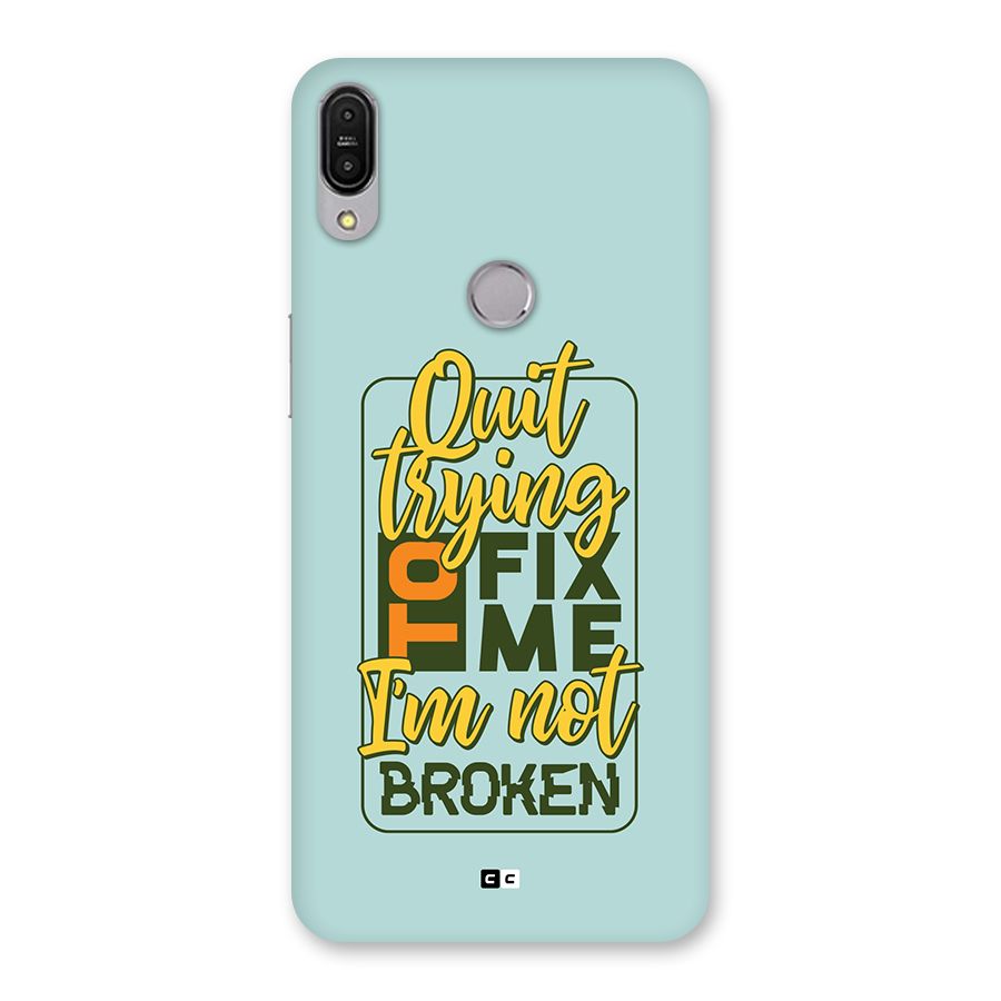 Not Broken Back Case for Zenfone Max Pro M1
