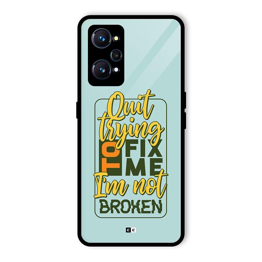 Not Broken Glass Back Case for Realme GT Neo2