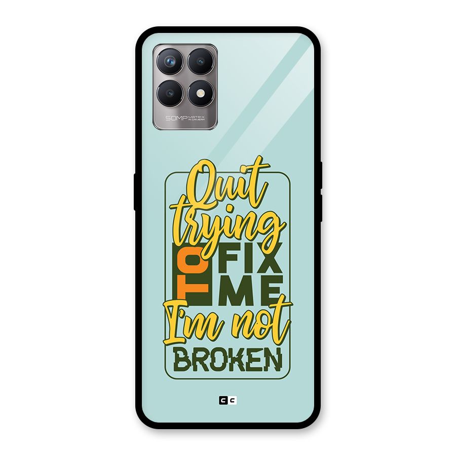 Not Broken Glass Back Case for Realme Narzo 50