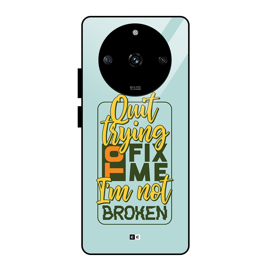 Not Broken Glass Back Case for Realme Narzo 60 5G