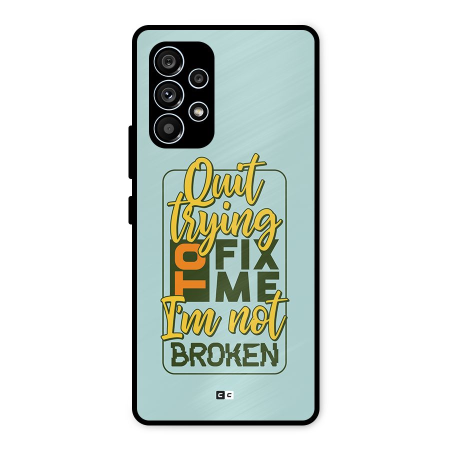 Not Broken Metal Back Case for Galaxy A53 5G