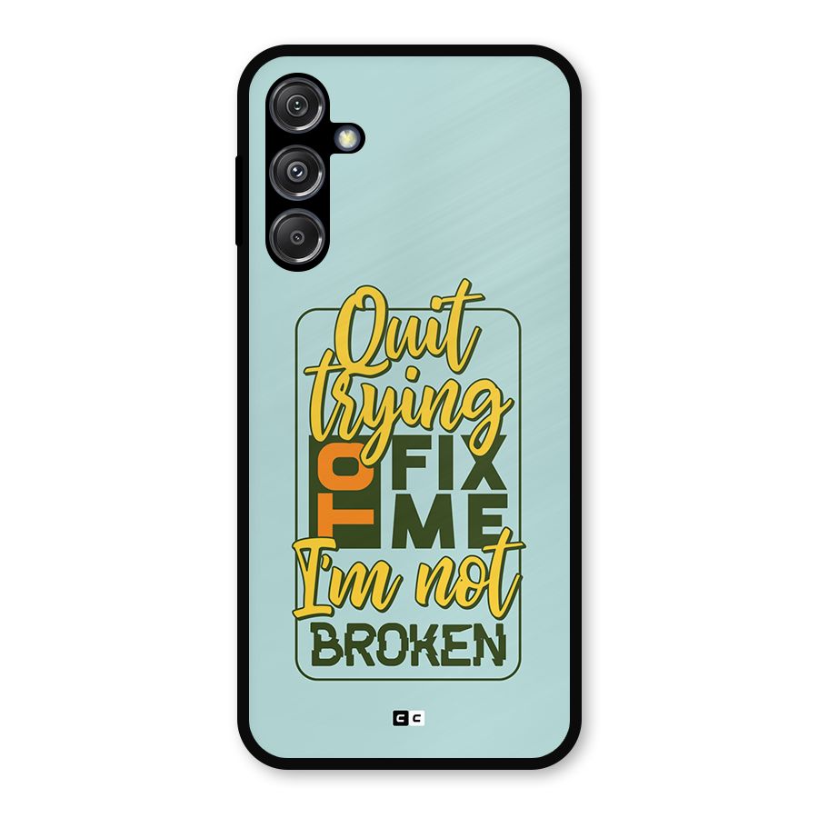 Not Broken Metal Back Case for Galaxy M34 5G