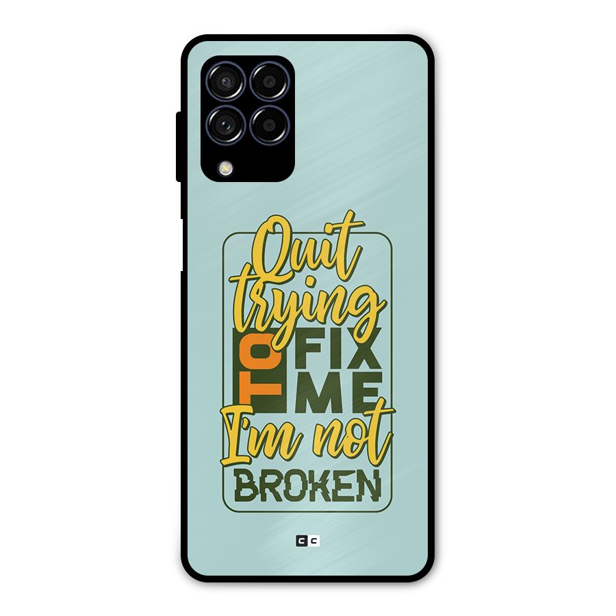Not Broken Metal Back Case for Galaxy M53 5G