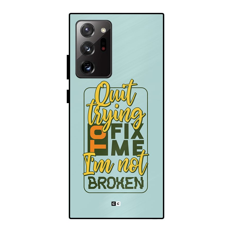 Not Broken Metal Back Case for Galaxy Note 20 Ultra 5G