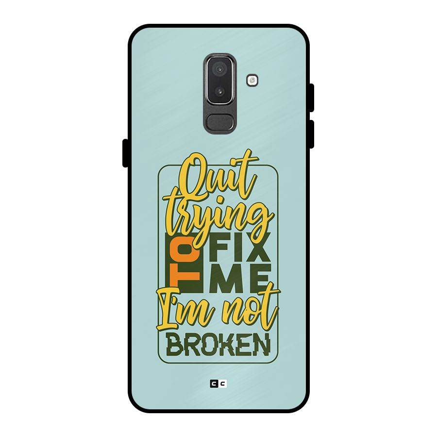 Not Broken Metal Back Case for Galaxy On8 (2018)