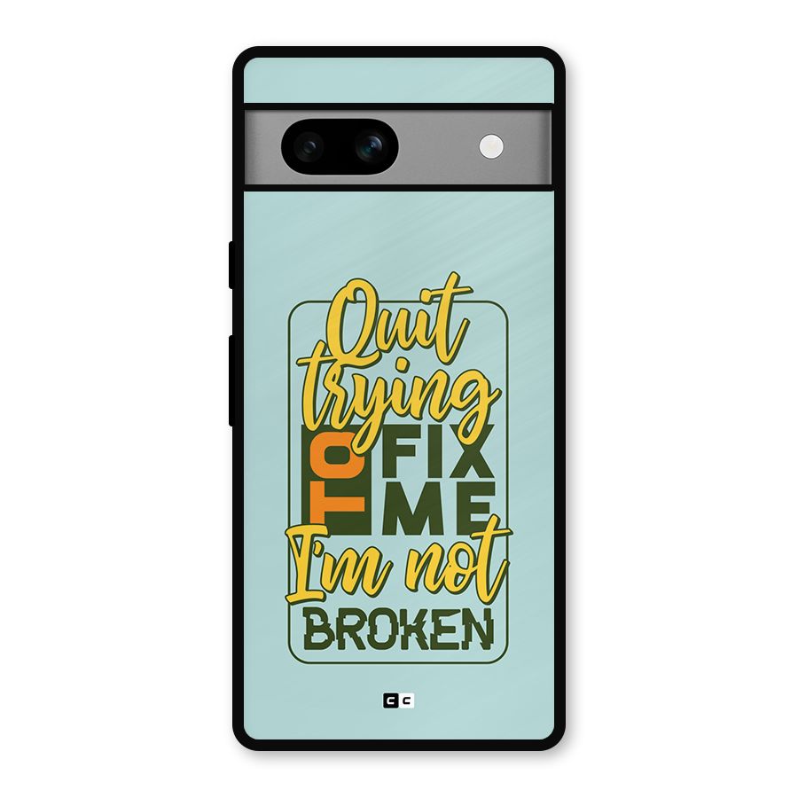 Not Broken Metal Back Case for Google Pixel 7a